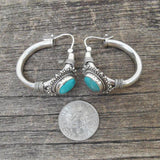 Chic™ | Boucles d'oreilles rétro turquoise — Groumia