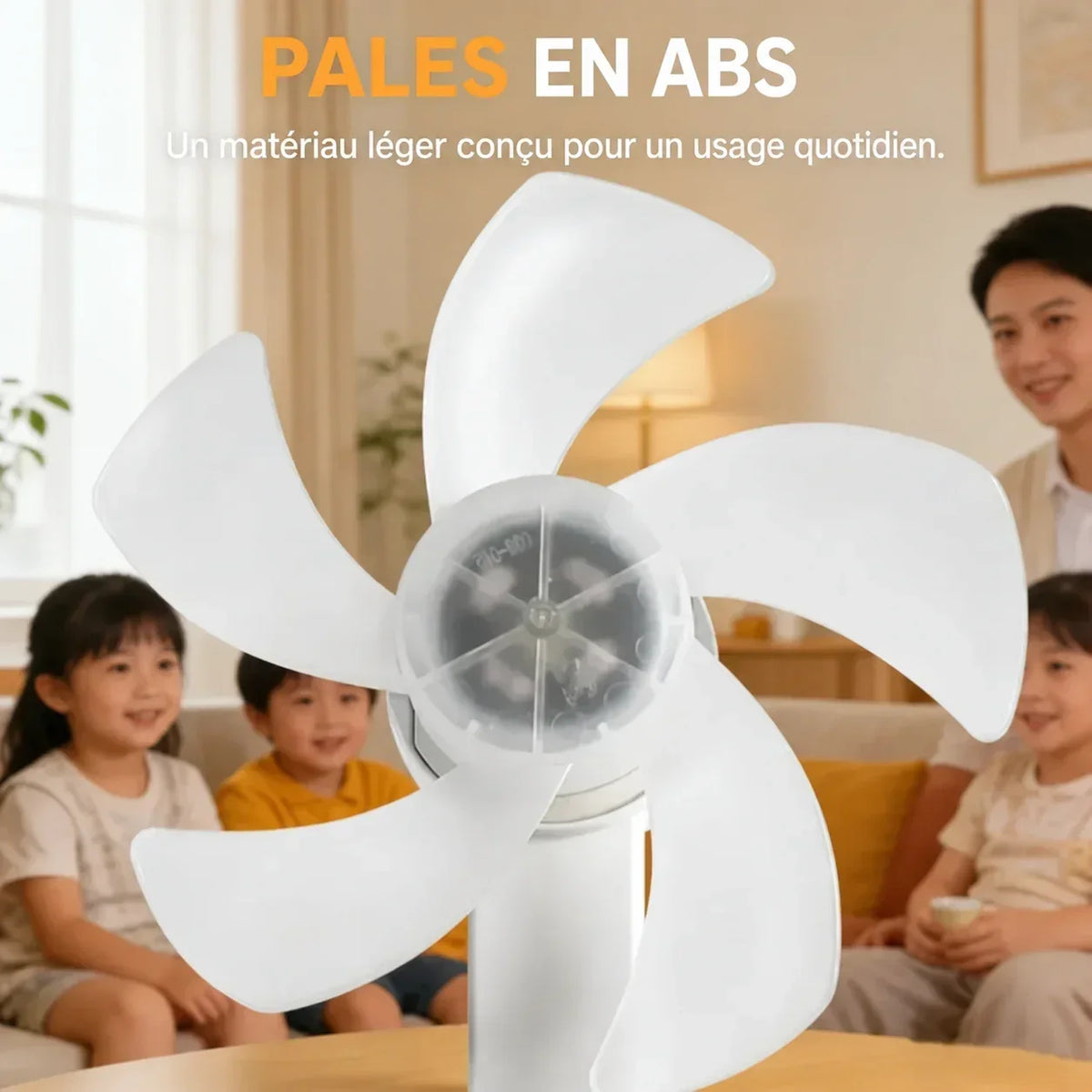 LumiVent E27™ – Ventilateur plafonnier LED avec télécommande