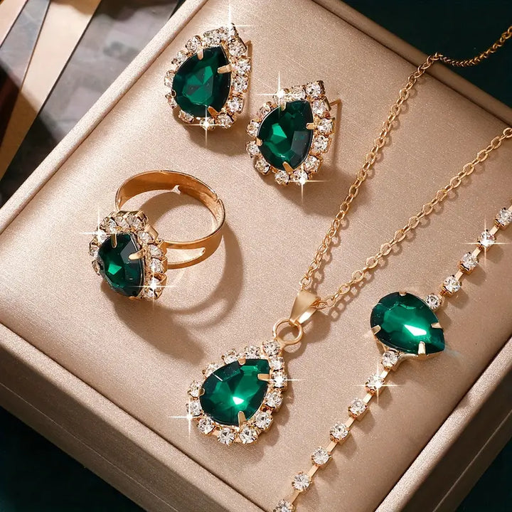 Ensemble de Bijoux Elisandre Vermont | Or — Groumia