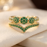 Bague en Émeraude et Or — Groumia