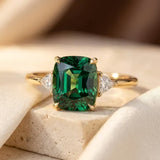 Bague Solitaire en Or avec Coussin — Groumia
