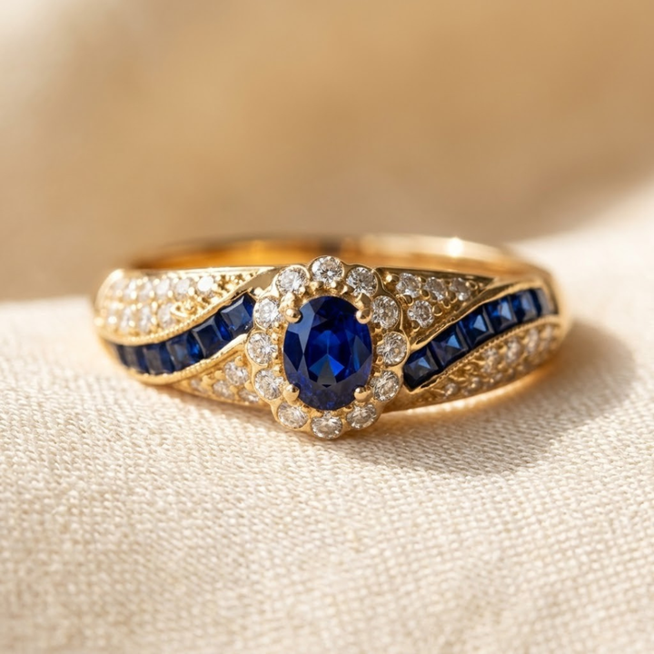 Bague en Or Saphir — Groumia