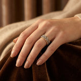 Bague ornée en argent et or — Groumia