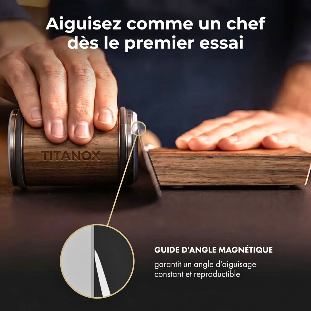 Aiguiseur de couteaux Pro Groumia®