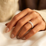 Bague Florale en Argent — Groumia