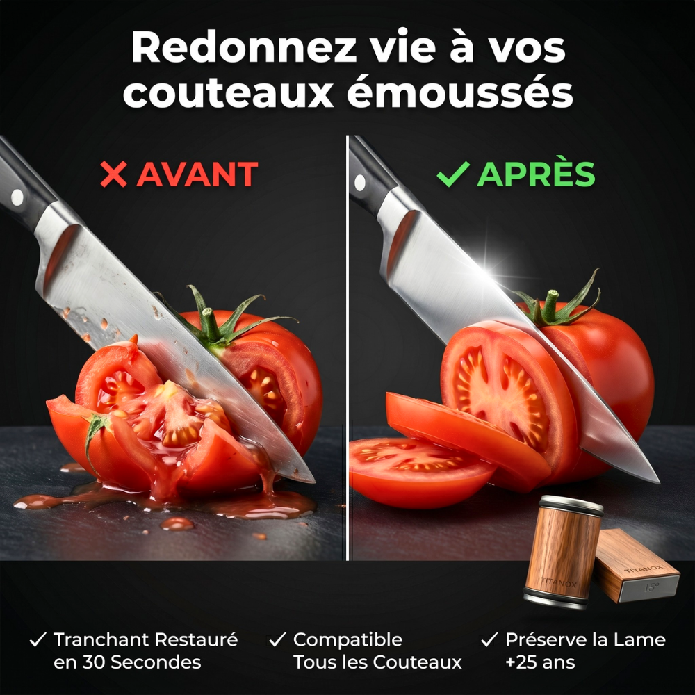 Aiguiseur de couteaux Pro Groumia®