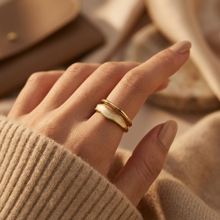 Bague Sculpturale en Or — Groumia