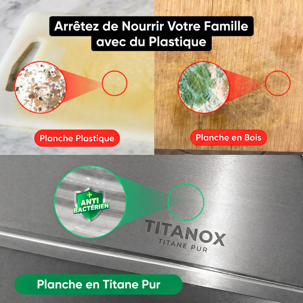 Planche de découpe en titane Groumia®