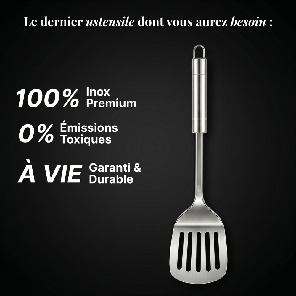 Coffret 5 ustensiles en acier inoxydable Groumia®