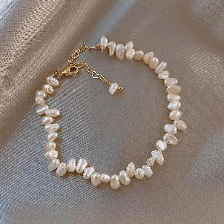 Bracelet « Céline » avec des marguerites — Groumia