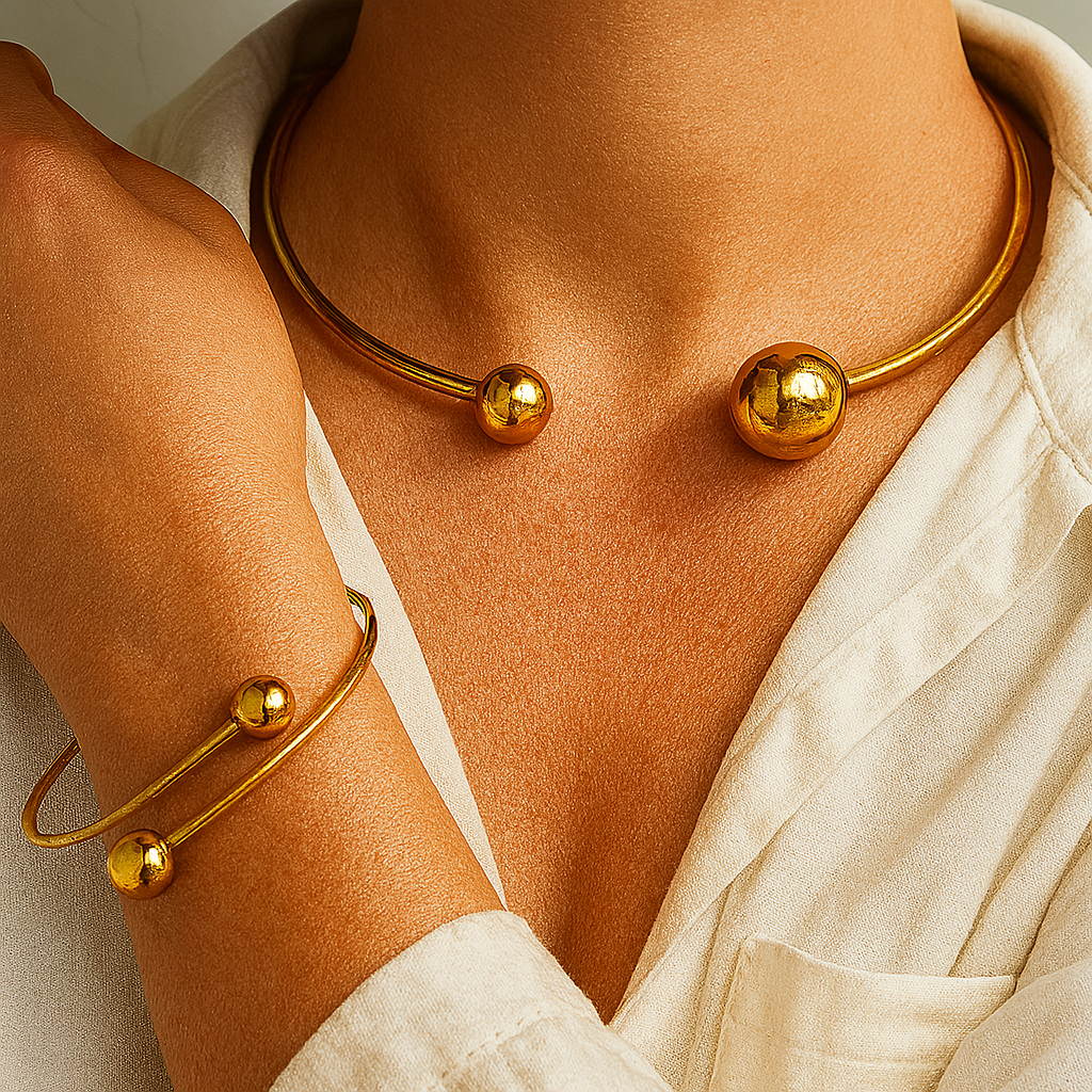 Glow™ | Ensemble de Bracelets en Or — Groumia