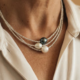 Collier en perles naturelles — Groumia