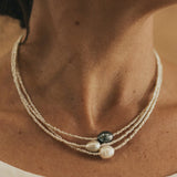 Collier en perles naturelles — Groumia