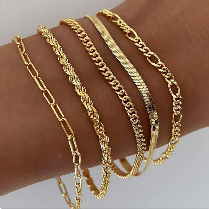 Ensemble de Bracelets Superposés Ellis — Groumia