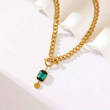 Collier Pendentif Émeraude — Groumia