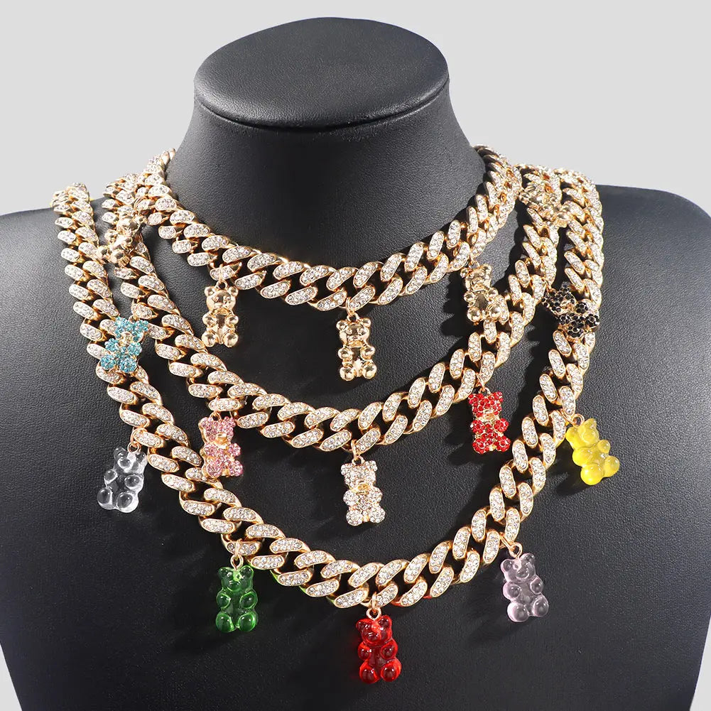 Collier ourson bonbon — Groumia