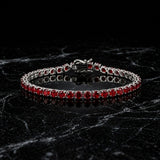 Bracelet de Tennis en Rubis — Groumia
