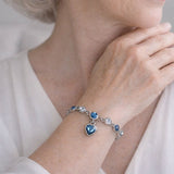 Bracelet Éclat Cœur Océan — Groumia