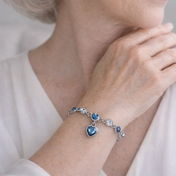 Bracelet Éclat Cœur Océan — Groumia