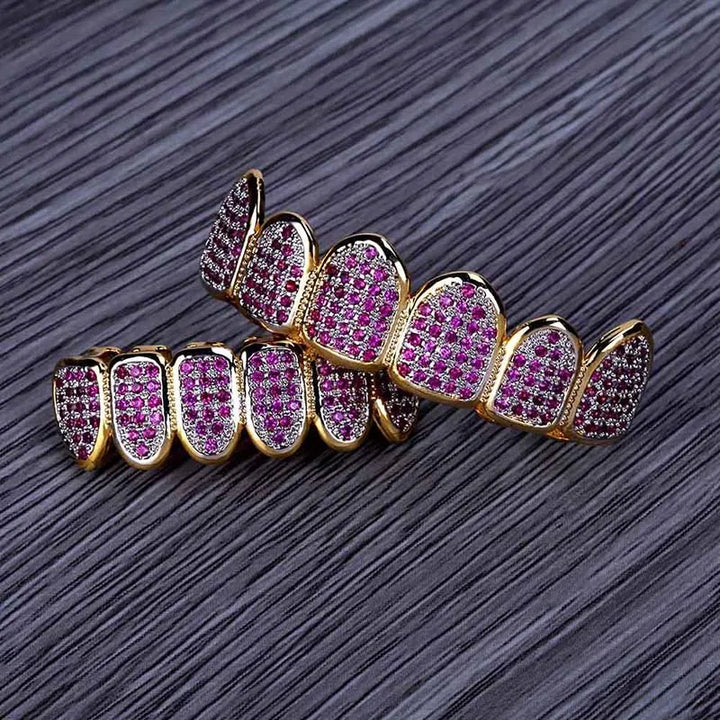 Purple grillz