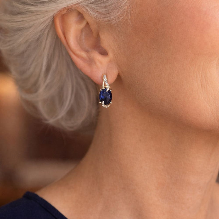 Boucles d'oreilles Royal Midnight Drop — Groumia