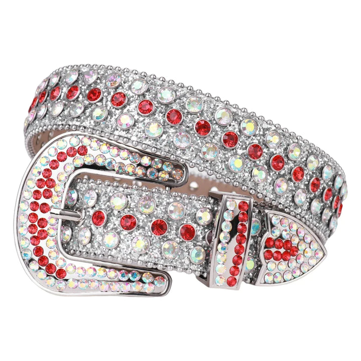 Ceinture strass argent — Groumia