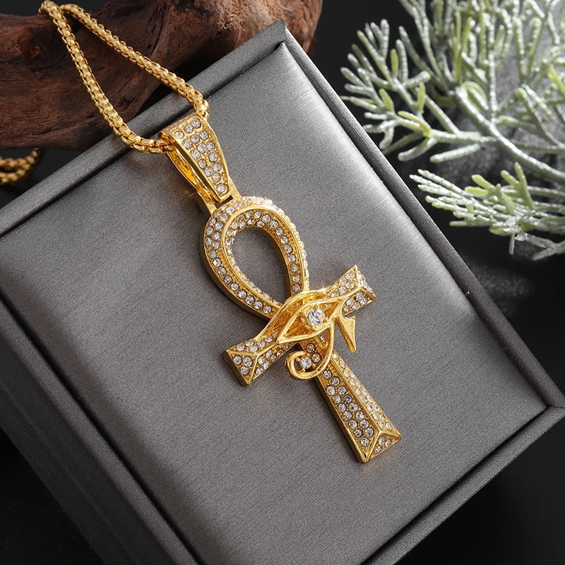 Collier croix ankh — Groumia