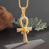 Collier croix ankh — Groumia