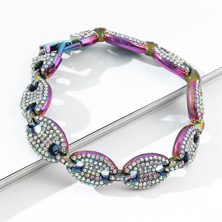 Bracelet graine de café diamant