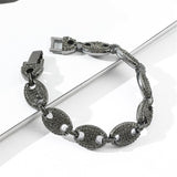 Bracelet graine de café diamant — Groumia