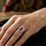 Bague Rubis Couronne Écarlate — Groumia