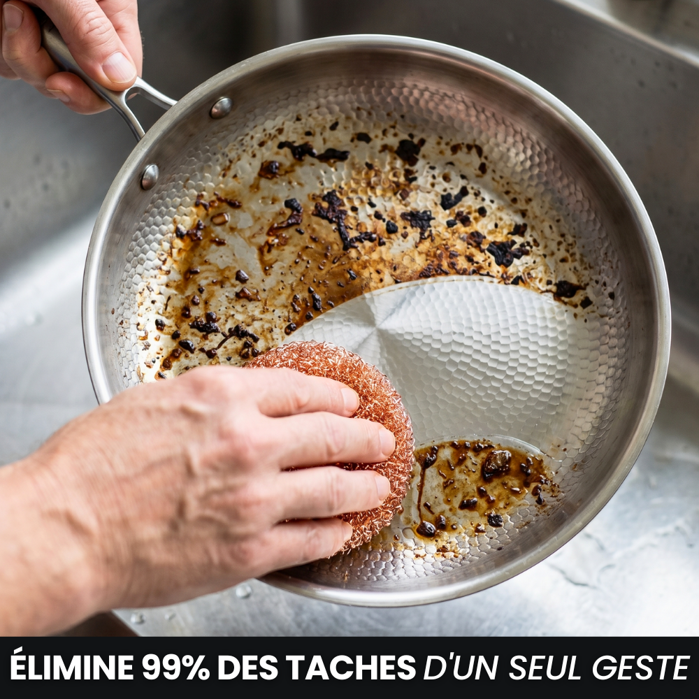 Lot de 2 grattoirs en cuivre Groumia®