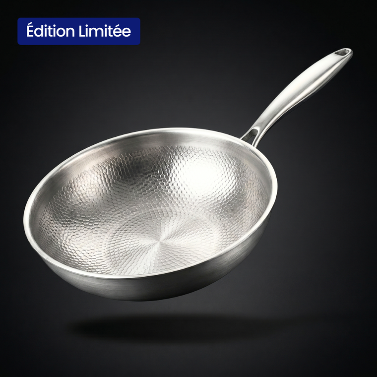 Wok Groumia® 28 cm en titane