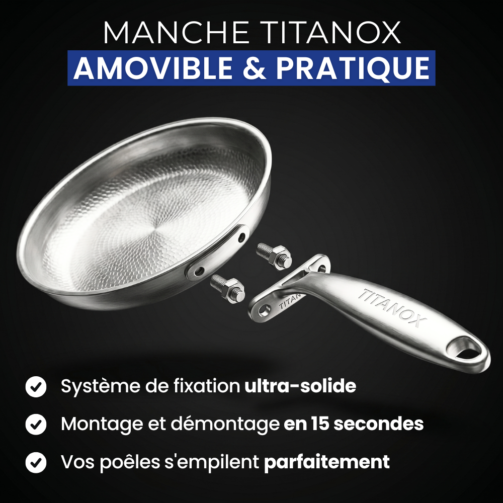Poêle Groumia® en titane pur