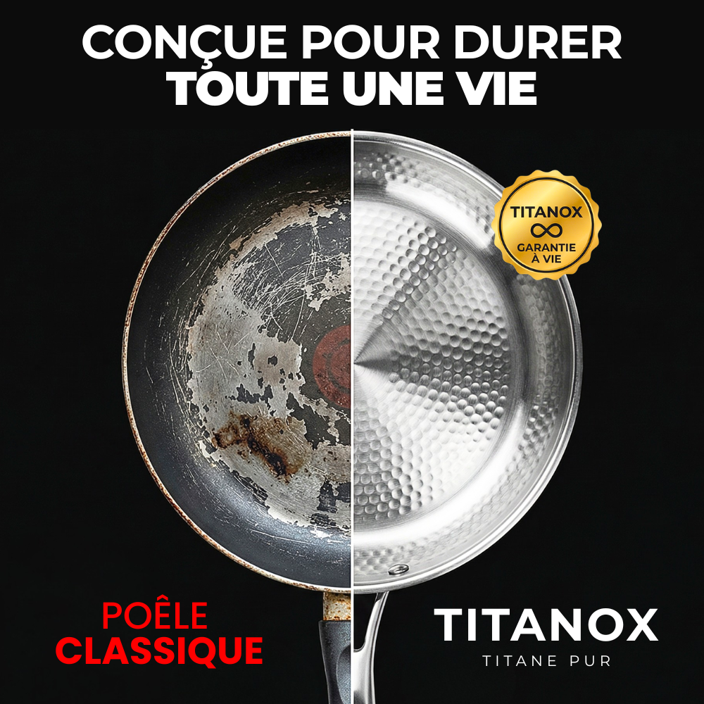 Poêle Groumia™ en titane pur, sans PFAS