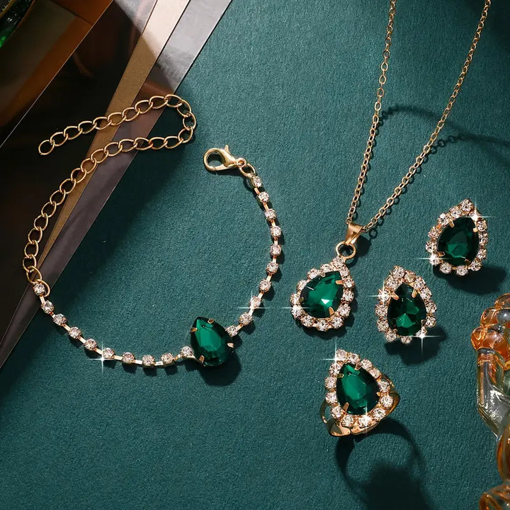 Ensemble de Bijoux Elisandre Vermont | Or — Groumia