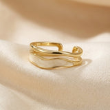 Bague Sculpturale en Or — Groumia
