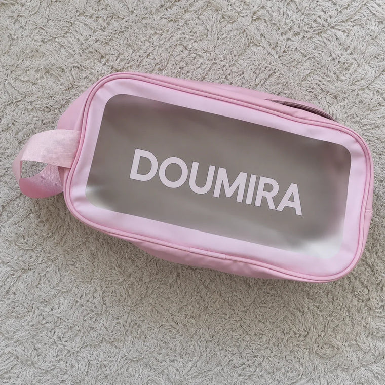 Trousse rose Groumia offerte avec CocoVelours