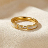 Bague en Or Incrustée — Groumia
