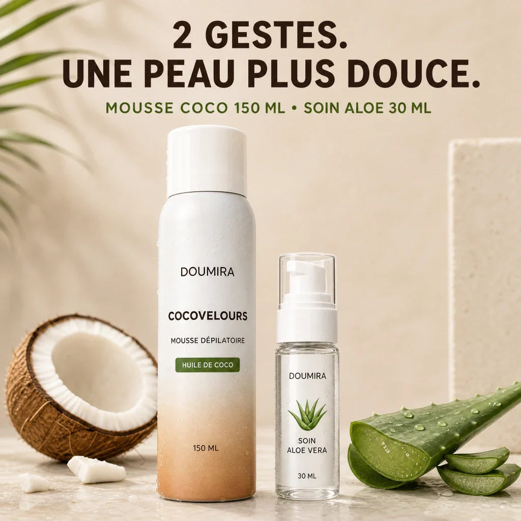 Groumia CocoVelours™ – Mousse dépilatoire sans rasoir