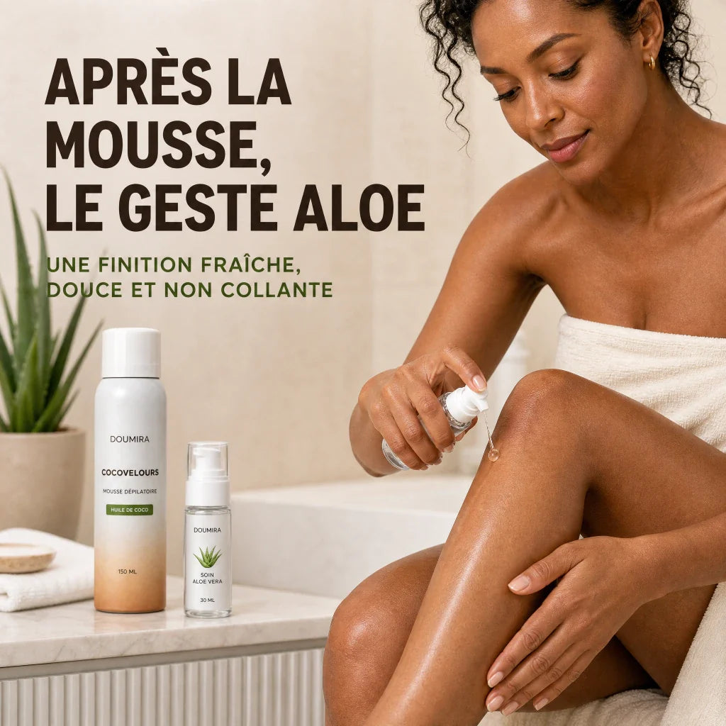 Groumia CocoVelours™ – Mousse dépilatoire sans rasoir