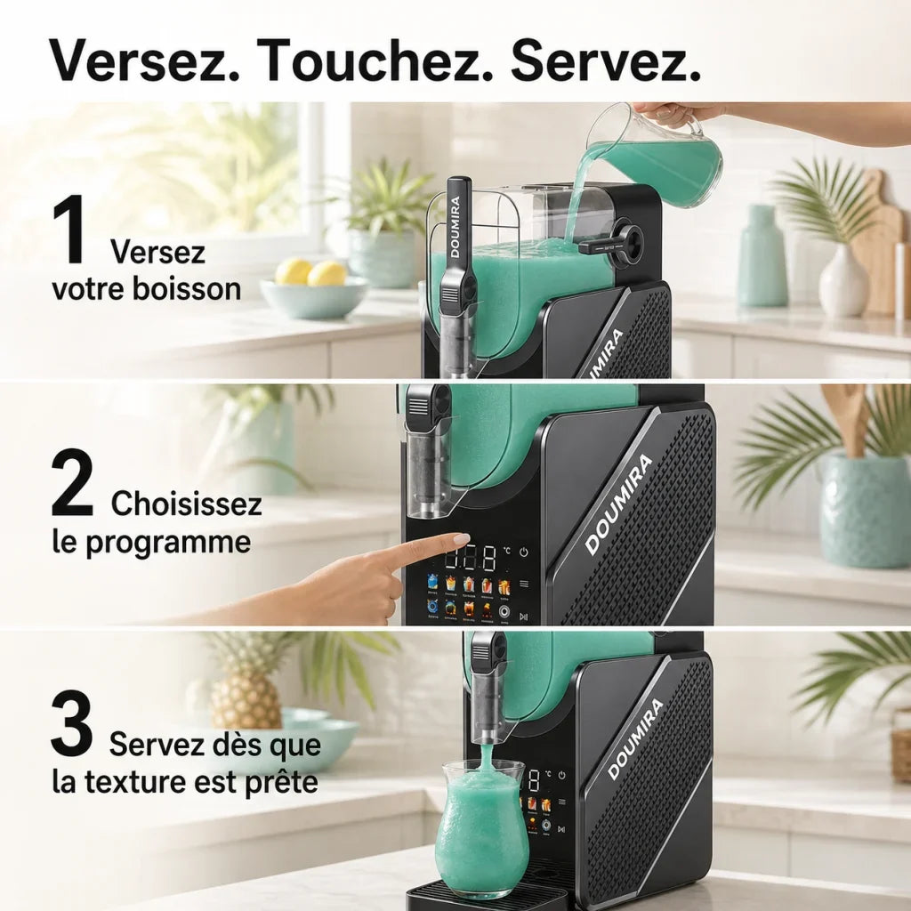 Groumia FrostMix™ – Machine à granités sans glaçons