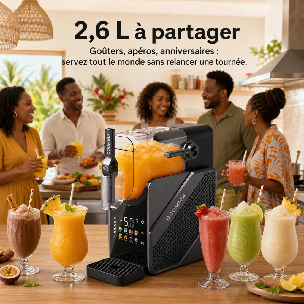 Groumia FrostMix™ – Machine à granités sans glaçons