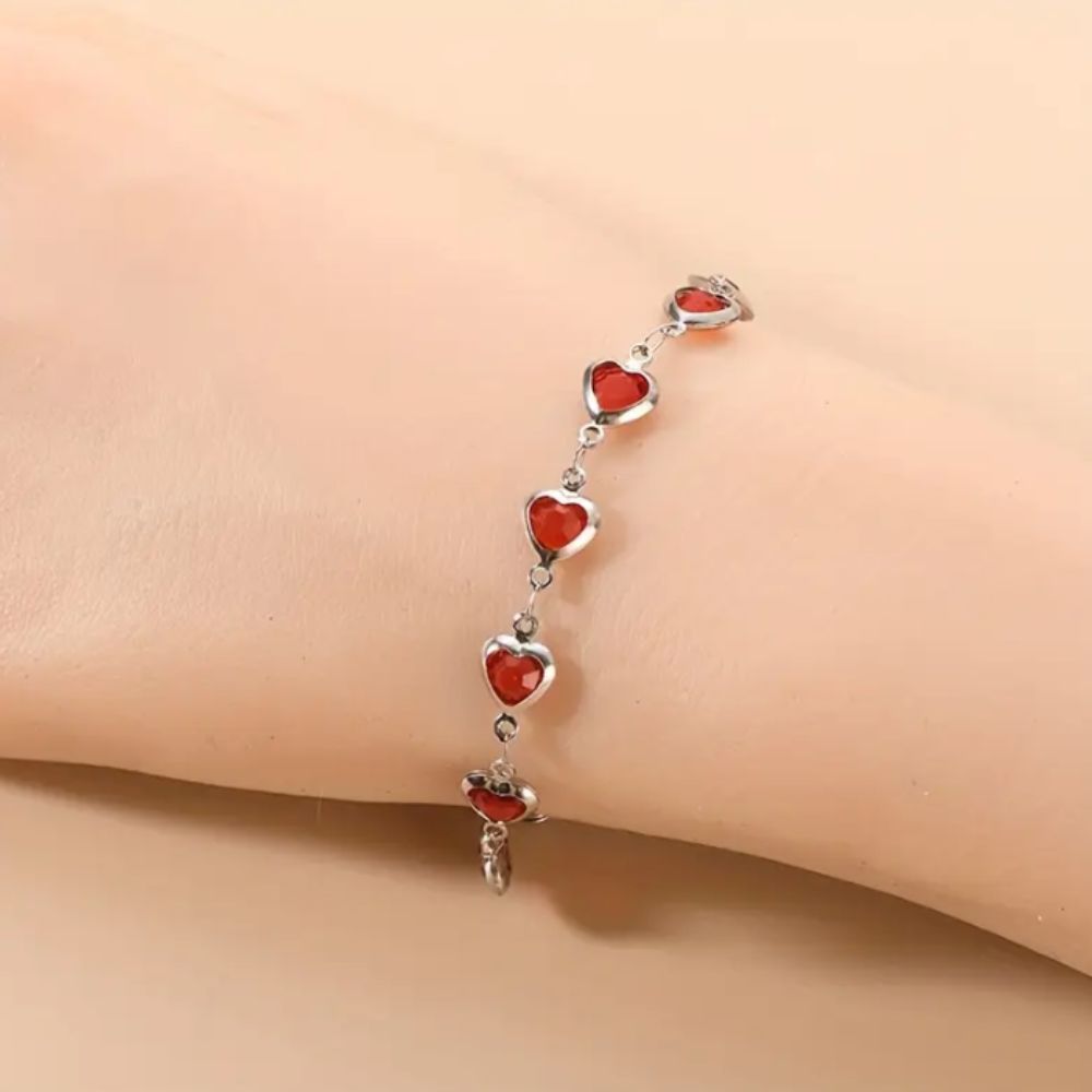 Bracelet Ophelyra Garnetelle en Or Blanc — Groumia