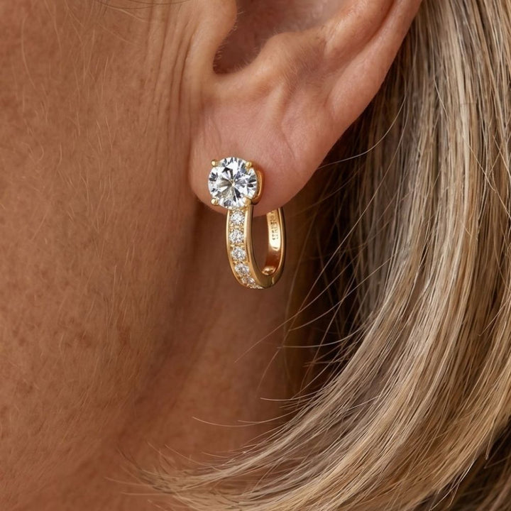 Boucles d'oreilles Huggie Élégantes — Groumia