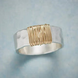 Bague en Fil d'Argent et d'Or — Groumia