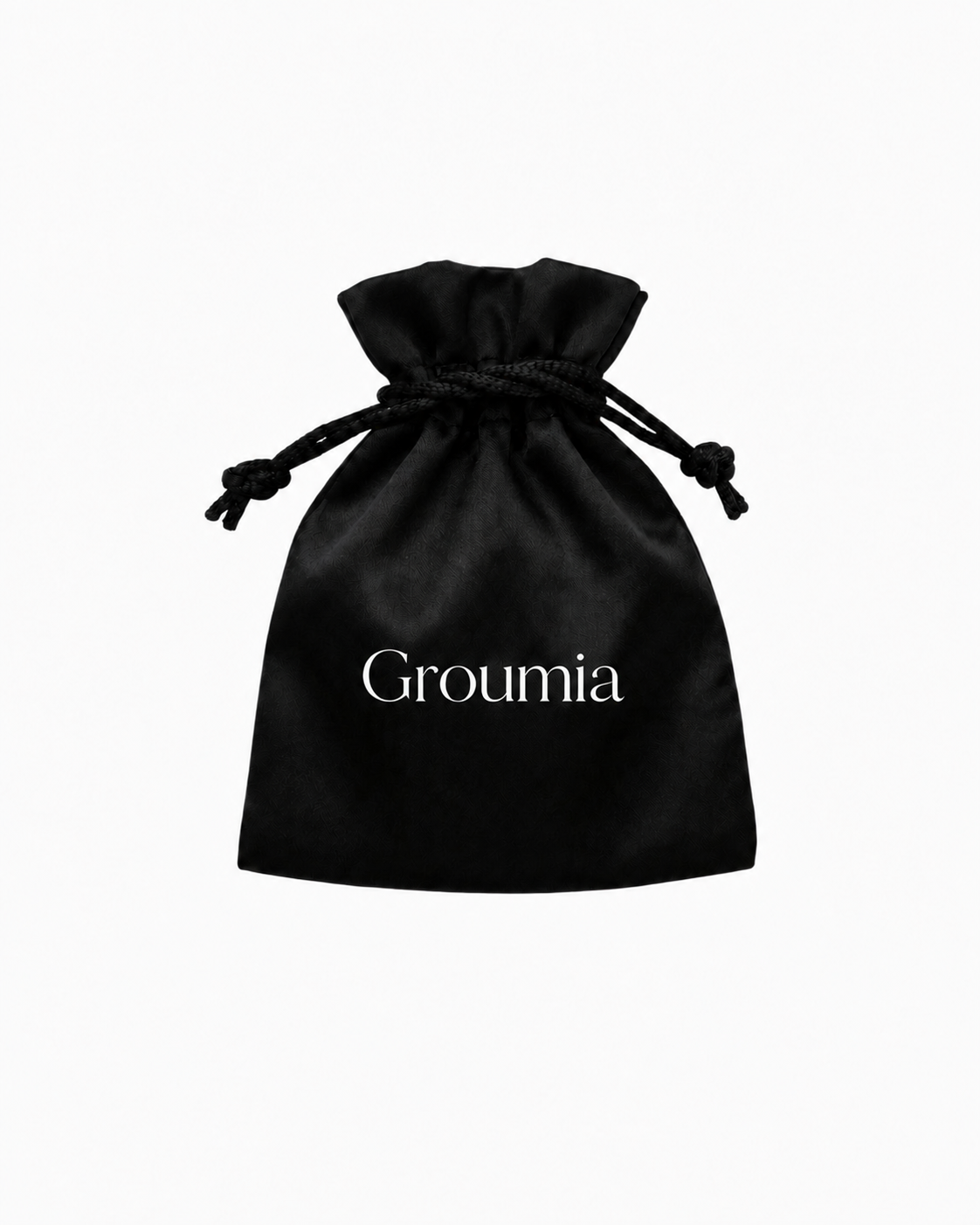 Pochon a bijoux avec inscription Groumia