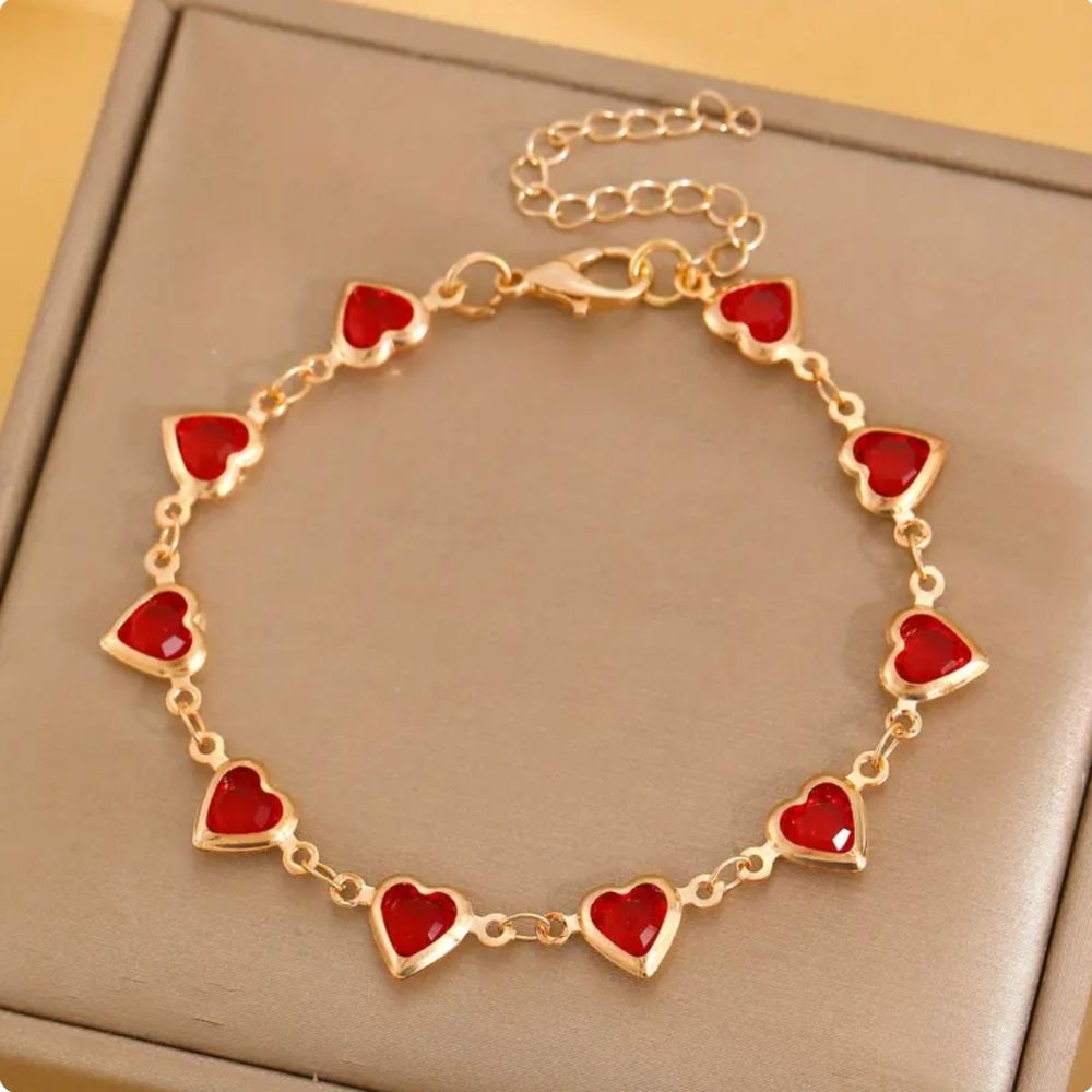 Bracelet Ophelyra Garnetelle Or — Groumia