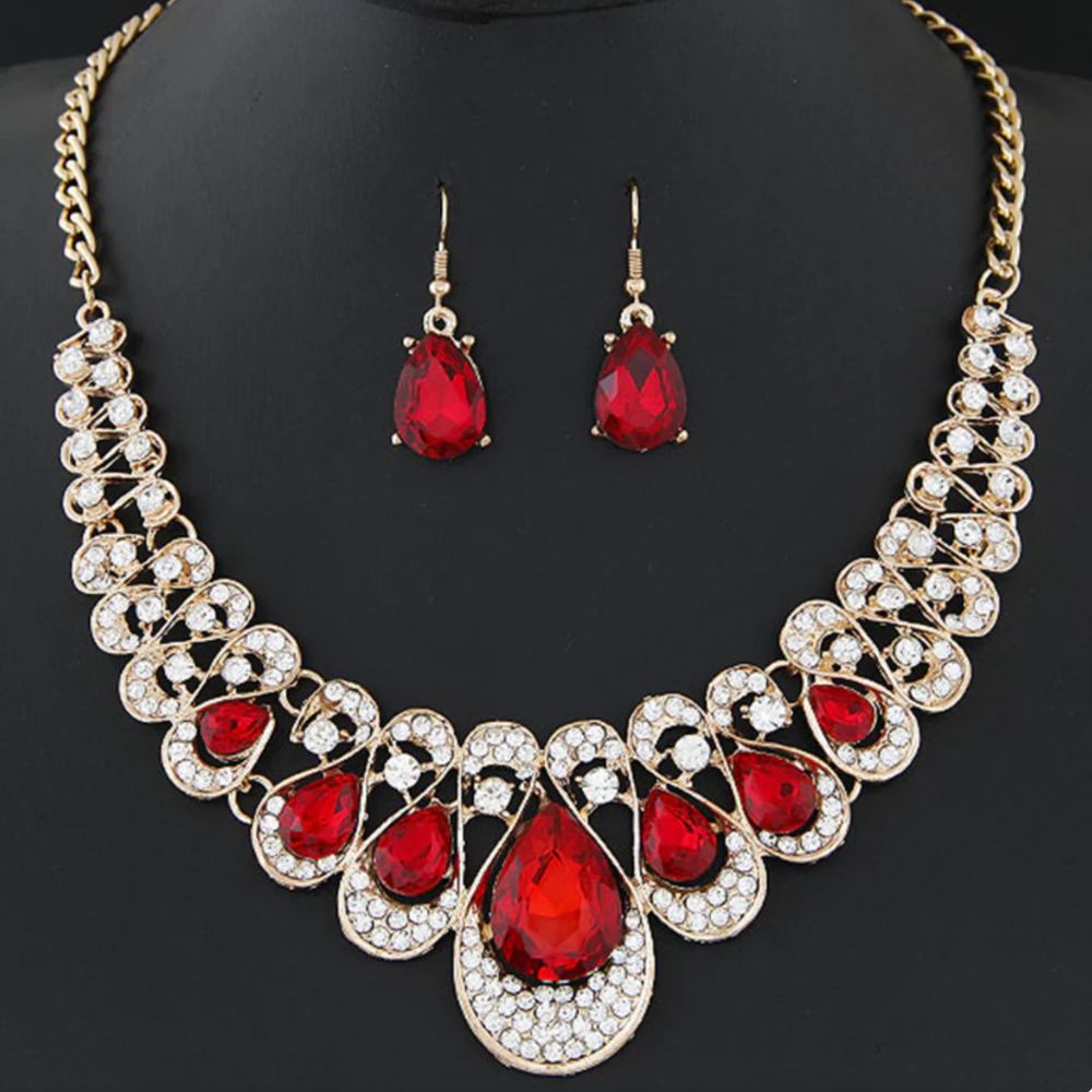 Ensemble de Bijoux Maevina Crimselle — Groumia