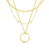 Collier en Or à Trois Rangées Classique — Groumia